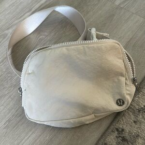 Lululemon belt bag - cream color